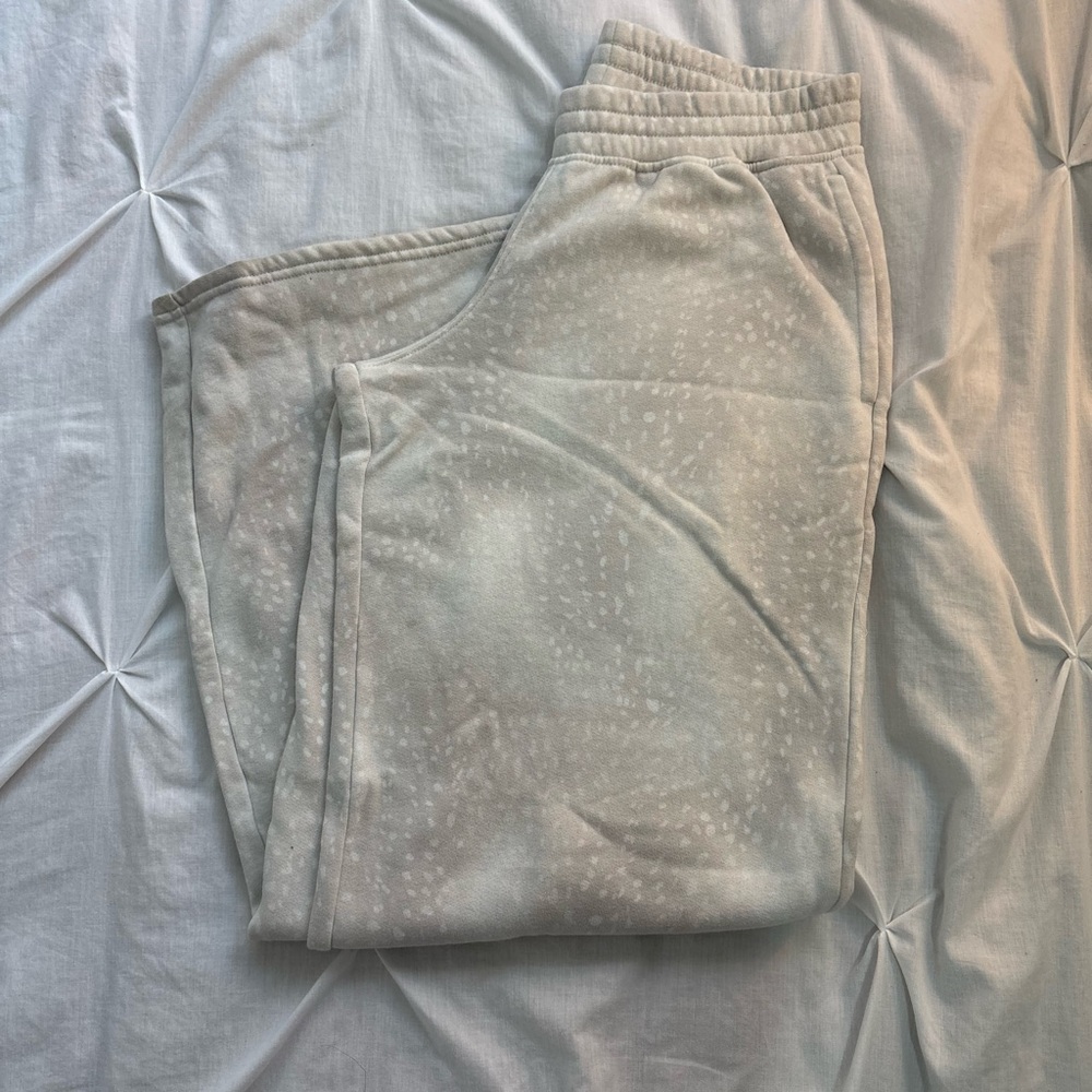 Light Gray Speckled Sweatpants